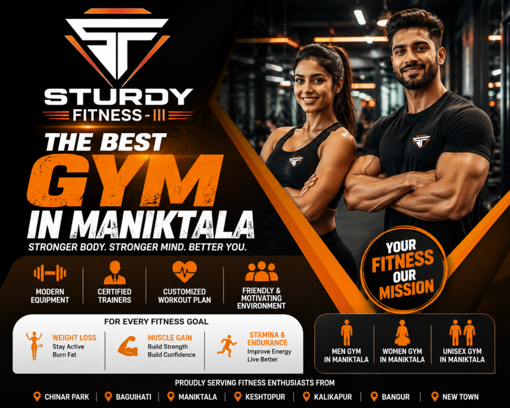 Why Is Sturdy Fitness the Best GYM in Maniktala?